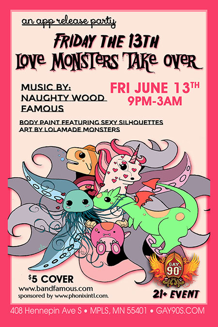 Famous Debut Love Monsters - Party Coming Soon
